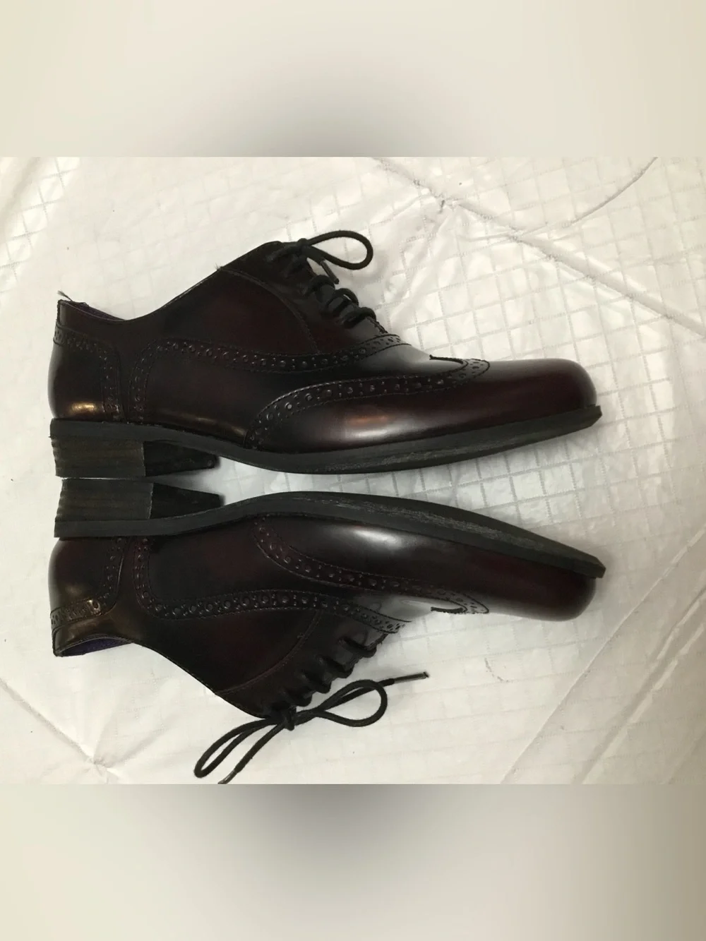 Clarks Men’s‎ Brown Leather Wingtip Derby Oxfords